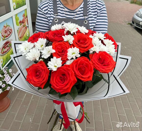 Живые цветы букеты