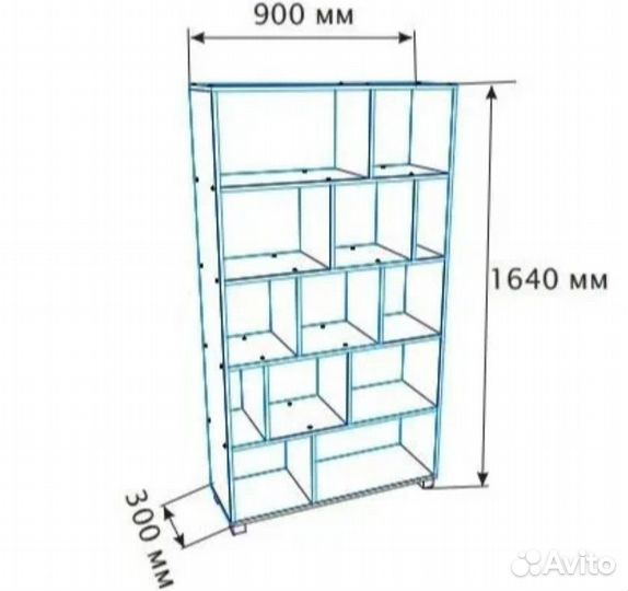 Стеллаж Степ-1