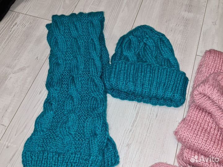 Комплект шапка и шарф