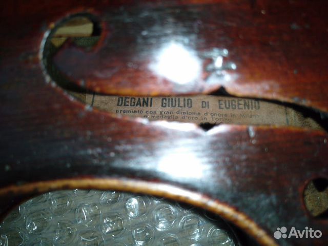 Скрипка Degani Giulio di Eugenio Italia 1910 объявление продам