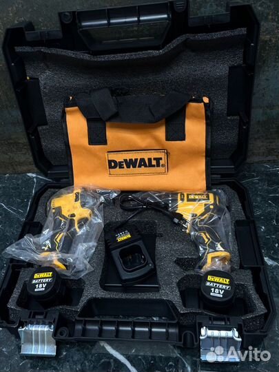 Бесщеточный шуруповерт+импакт Dewalt 2в1