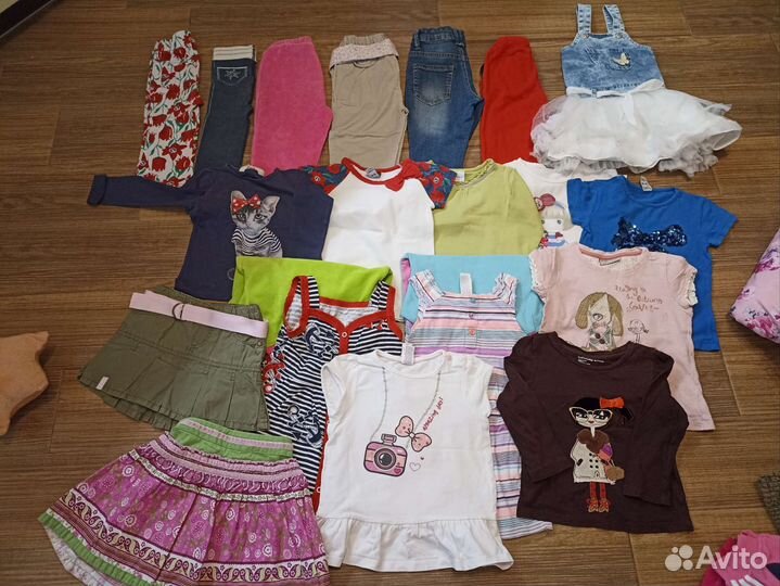 Пакет одежды для девочки на1-2 года