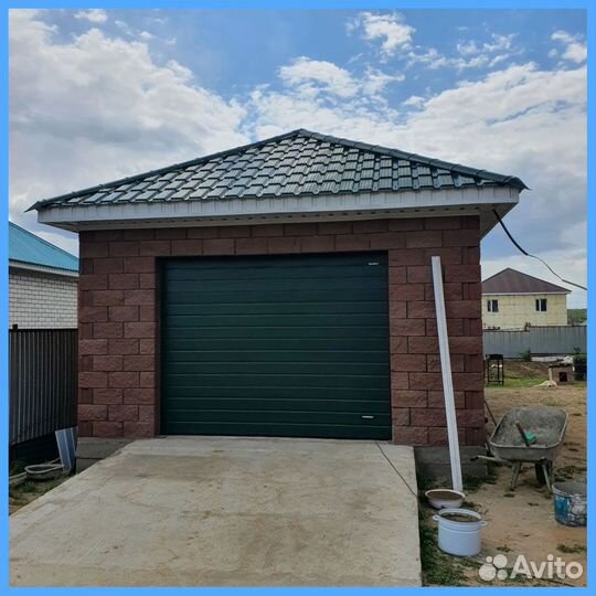Автоматические секционные гаражные ворота