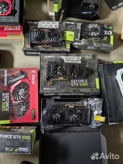 Видеокарты на запчасти nvidia GeForce GTX