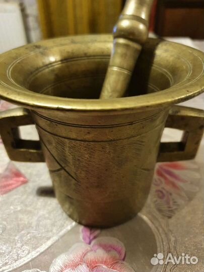 Ступка с пестиком (бронза)