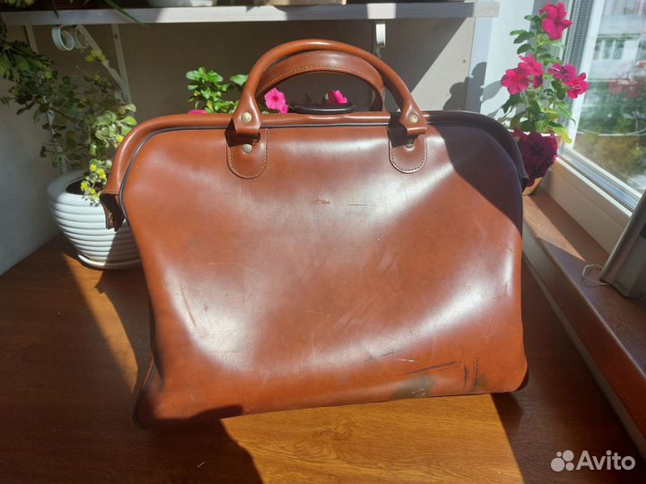 Портфель, саквояж, СССР, большой, прочный