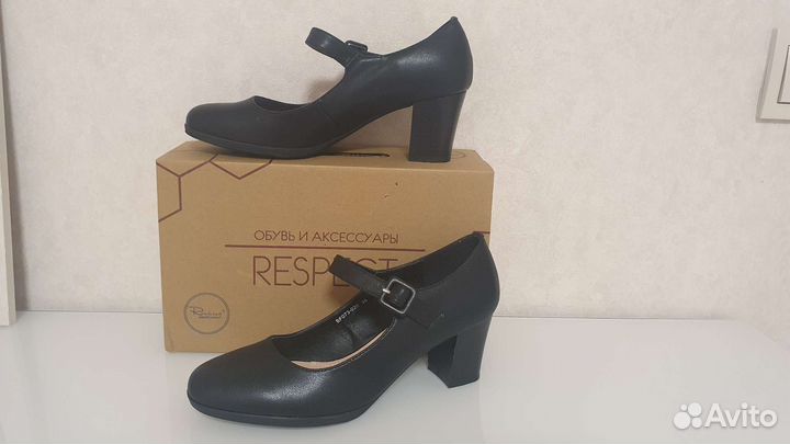 Туфли женские 38 размер натуральная кожа, новые