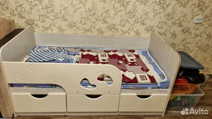 Детская кровать от 3 лет с бортиками бу