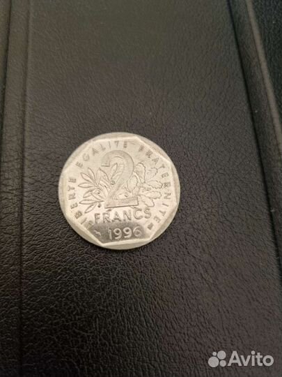 2 франка Франция 1996 г