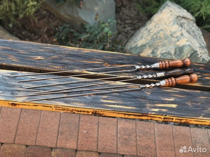 Шампур для овощей двойной