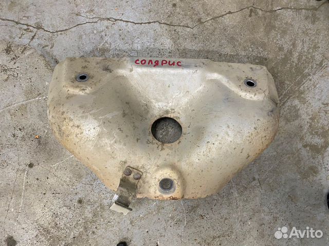 Защита выпускного коллектора Хендай Солярис