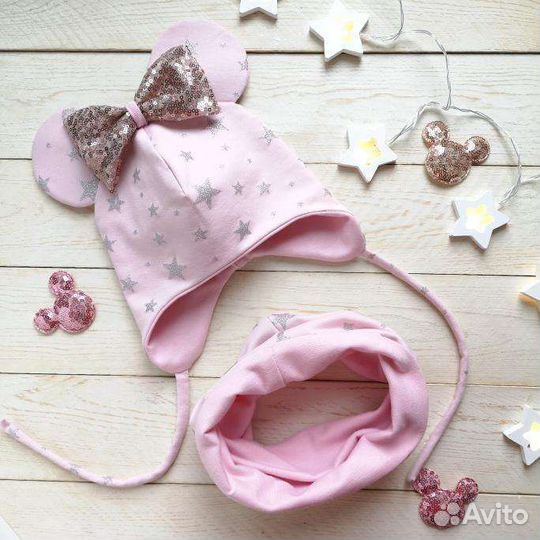 Шапка и снуд на 1-2 года