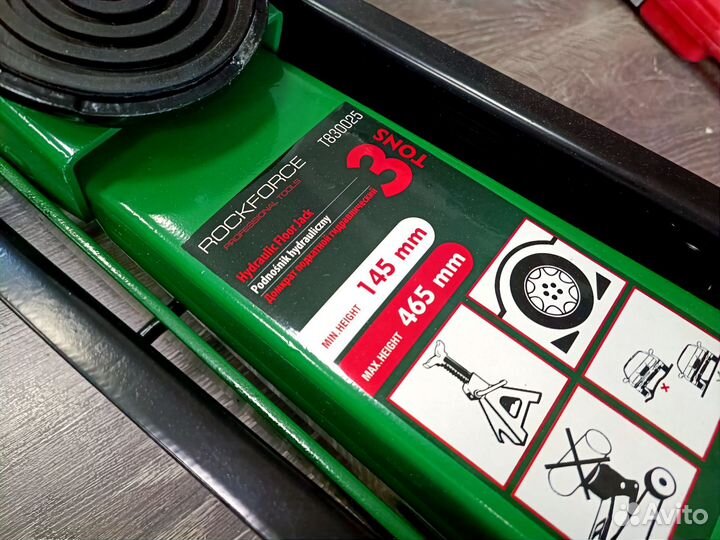 Домкрат подкатной 3т RockForce