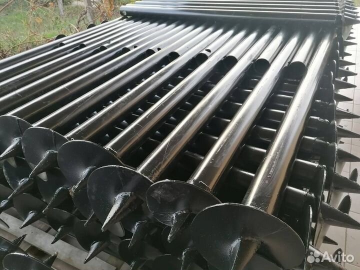 Винтовые сваи с установкой