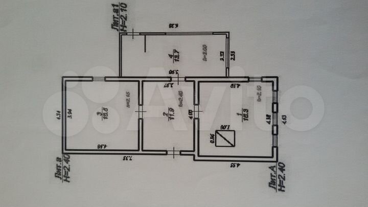 Дом 58 м² на участке 6 сот.
