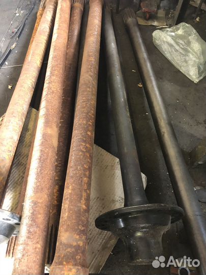 Полуось краз 18 шлиц