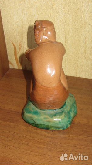 Статуэтка Девушка, пловчиха, схф Гжель