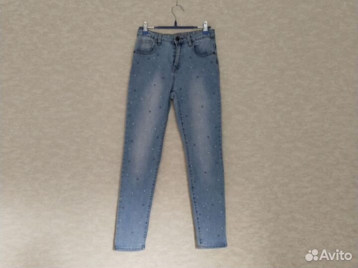 Джинсы, стрейч-брюки для девочки-подростка,158-164