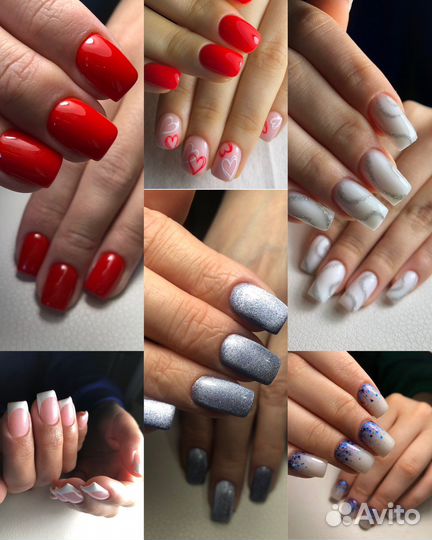 Маникюр / педикюр / покрытие гель-лаком / шеллак