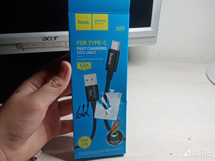 Зарядка type c