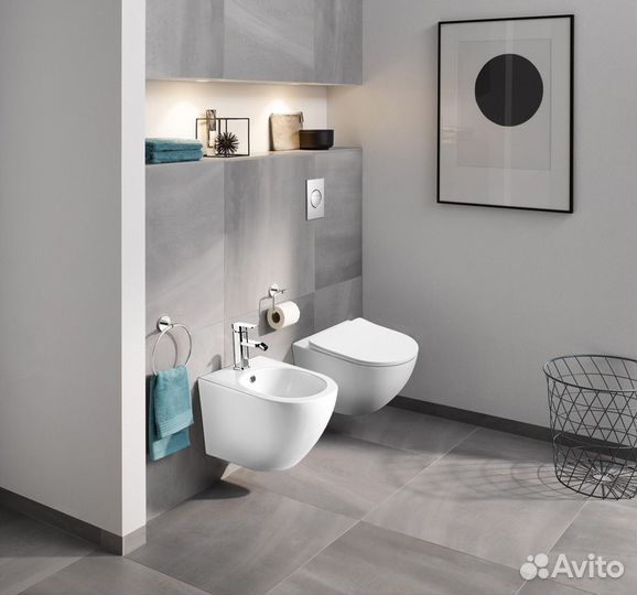 Инсталляция с безободковым унитазом morano