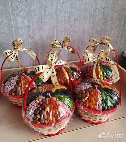 Ореховая корзина/съедобный букет/вкусный букет