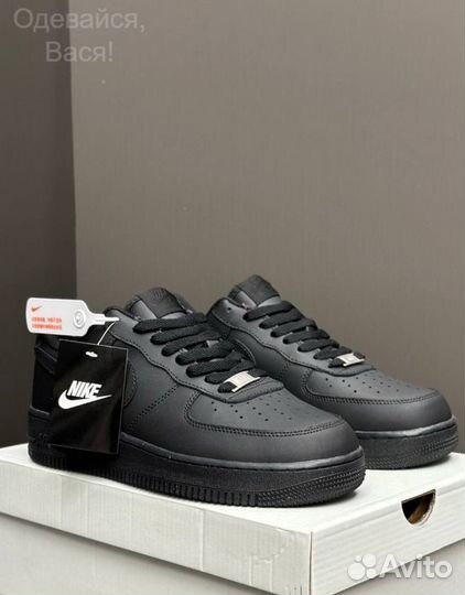 Кроссовки nike air force 1 черные