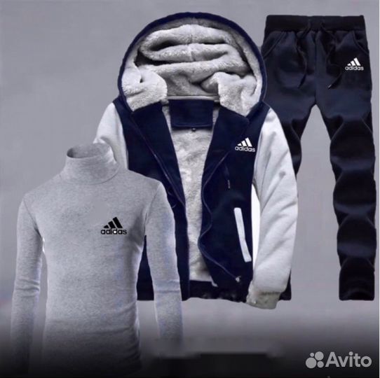 Спортивный костюм тройка на флисе
