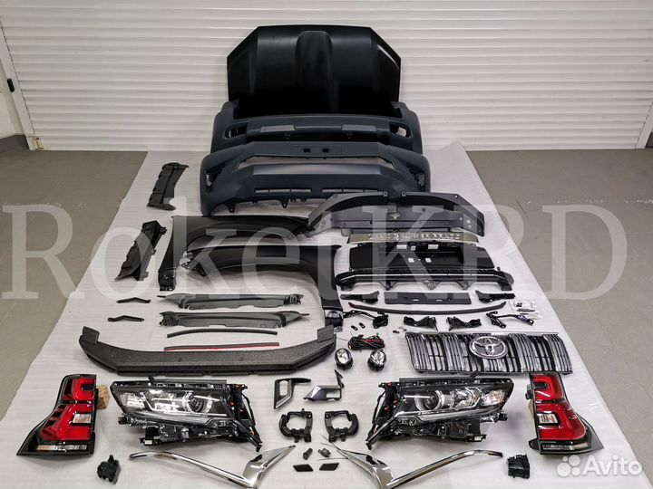 Рестайлинг комплект Prado 150 в 2018 год