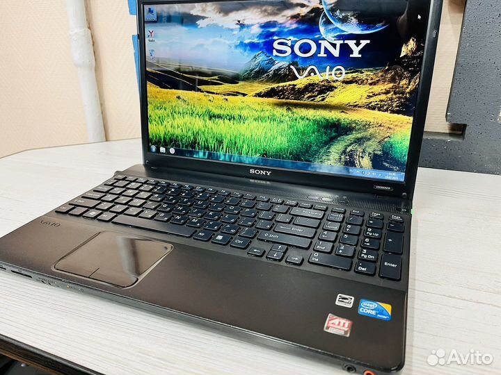 Мощный Ноутбук Vaio на core i3
