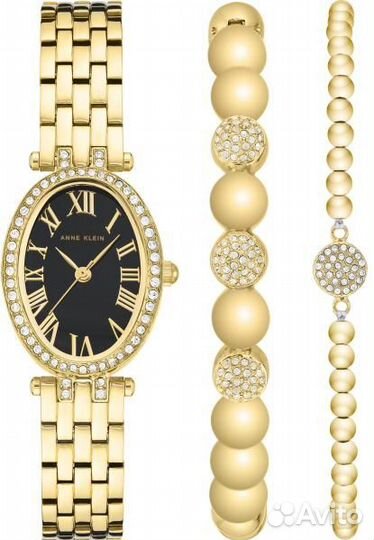Женские наручные часы Anne Klein Box Set 3970gbst