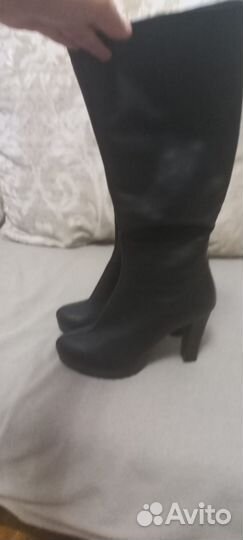 Сапоги зимние женские 40 размер натуральная кожа