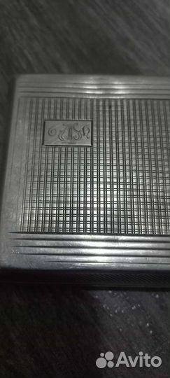 Портсигар серебряный