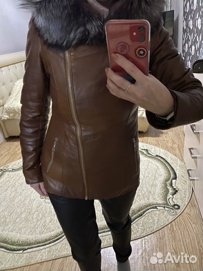 Куртка кожаная натуральная