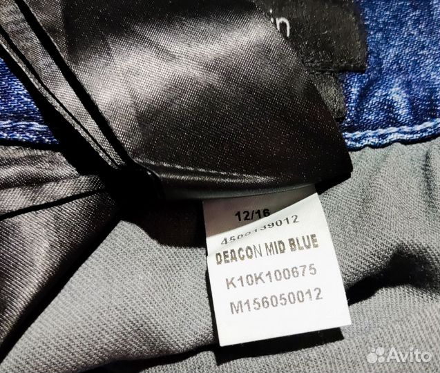 Calvin klein джинсы, новые, w32, l34