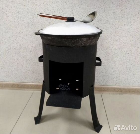 Кaзан 10л+печь