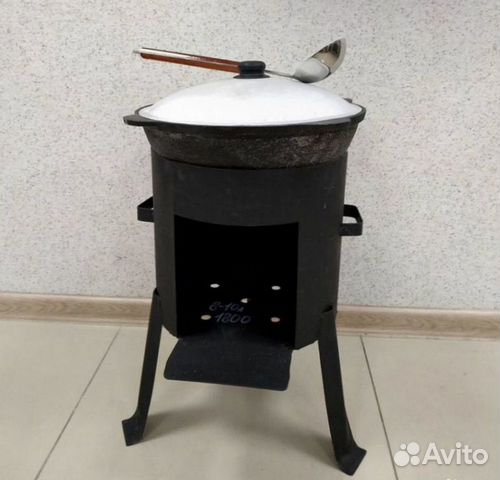 Кaзан 10л+печь