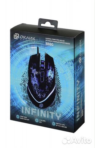 Игровая мышь Оклик 888G infiniti