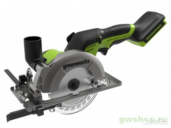 Пила циркулярная greenworks G24MCS