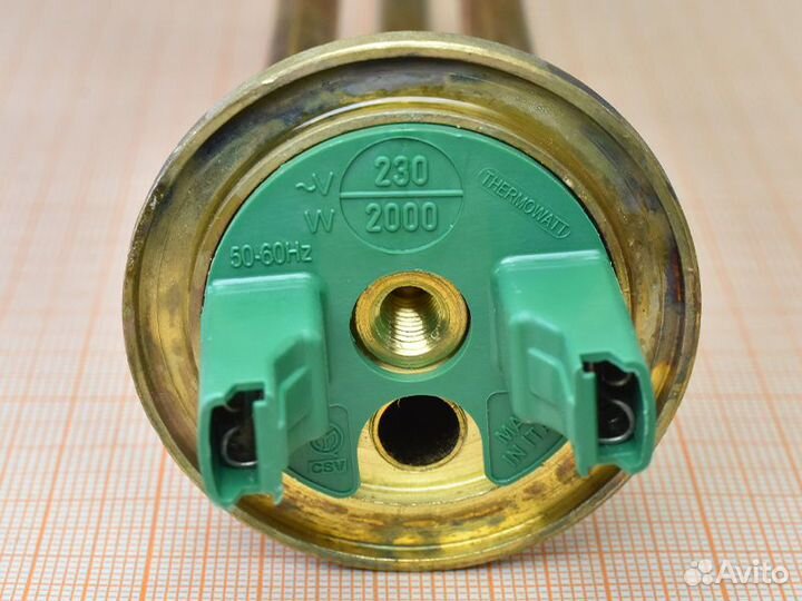 Тэн для водонагревателя 2000W D48мм 230V 265+150mm