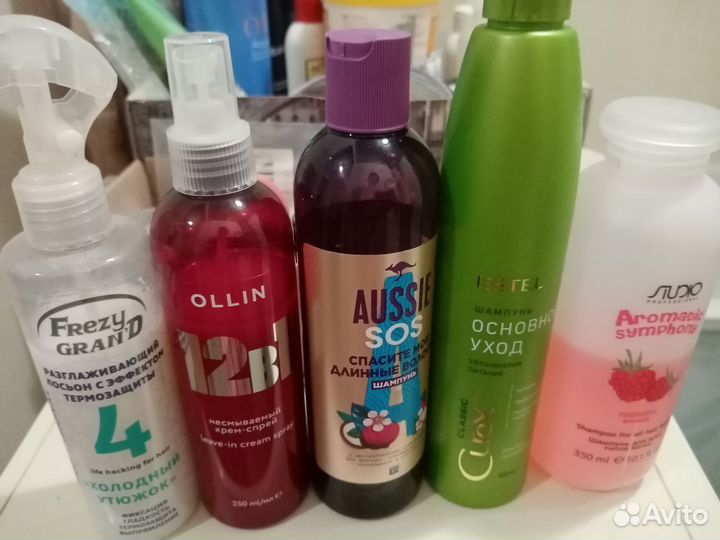 Спреи и шампуни для волос