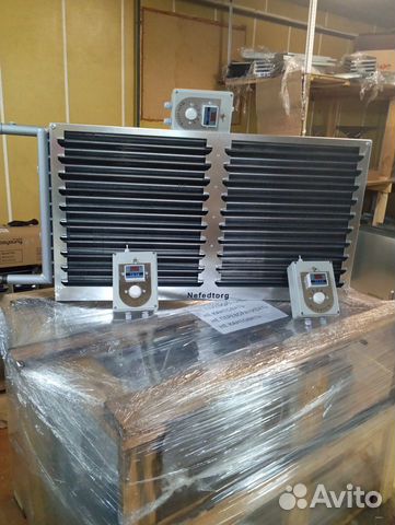 Тепловентилятор водяной мощный 8600 м3/ч объявление продам