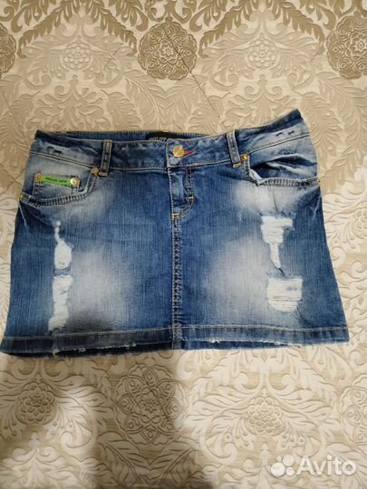Юбка джинсовая