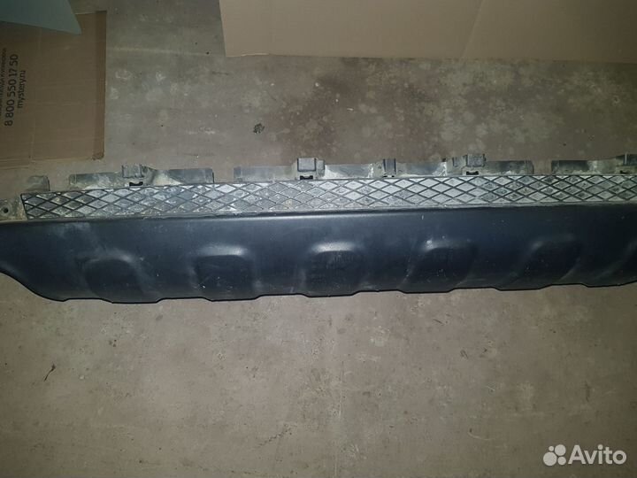 Юбка заднего бампера SsangYong Actyon