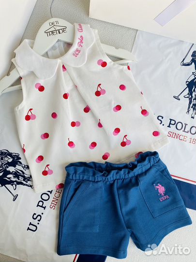 Костюм и платье для девочки U.S.polo