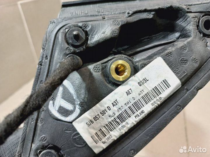 Зеркало левое электрическое Skoda Rapid 1