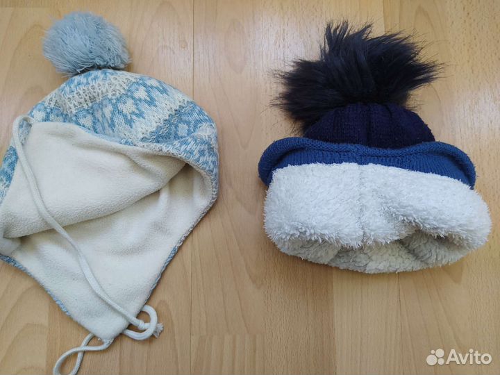 Зимние шапки 2-3 и 3-4 года
