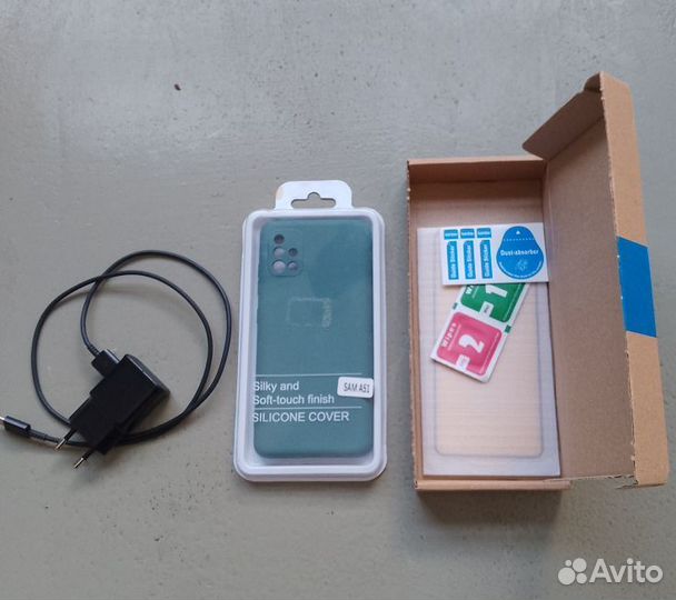 Зарядка чехол защитное стекло на Samsung A51