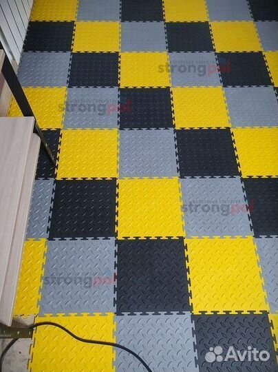 Модульное напольное покрытие для шиномонтажа