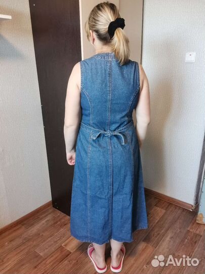 Джинсовый комбинезон